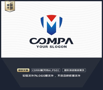 M字母LOGO