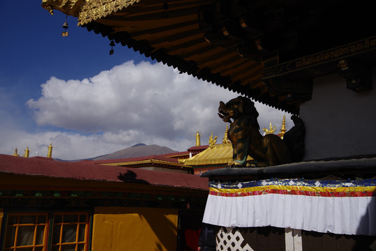 拉萨大昭寺建筑