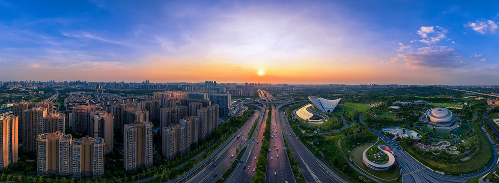 凤凰立交桥全景