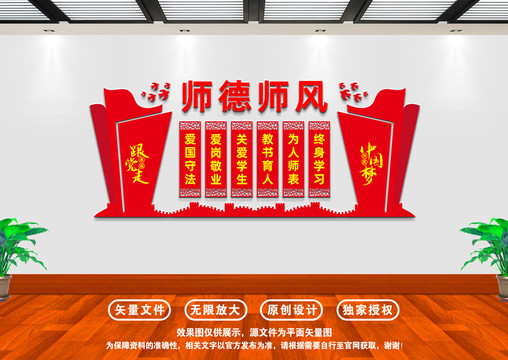 師德師風(fēng)文化墻