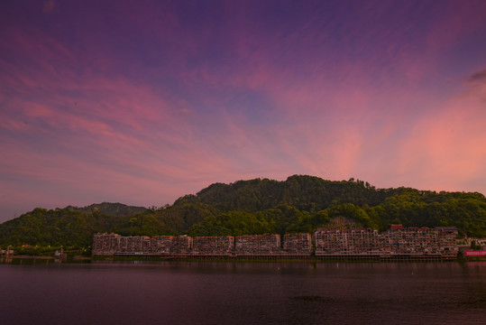 福建南平延平区晚霞