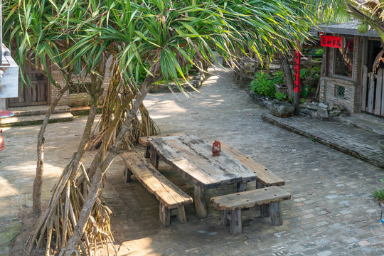 海滨小镇海景餐厅