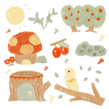 森林小屋