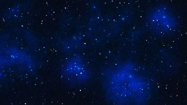 深藍色星空