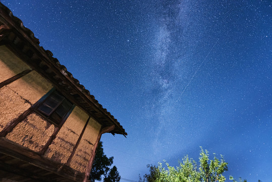 星空银河自然风光