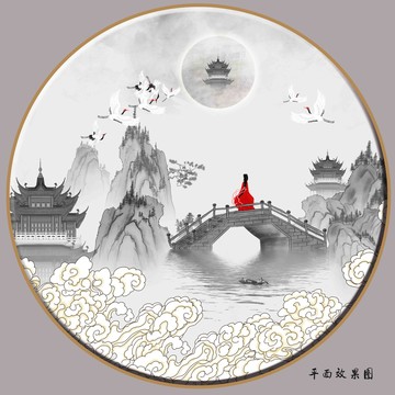 新中式裝飾畫(huà)