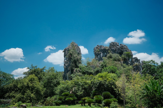 广西桂林山水七星公园骆驼山