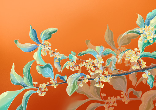 國(guó)風(fēng)桂花