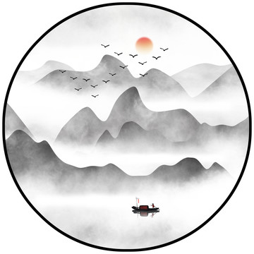 水墨山水