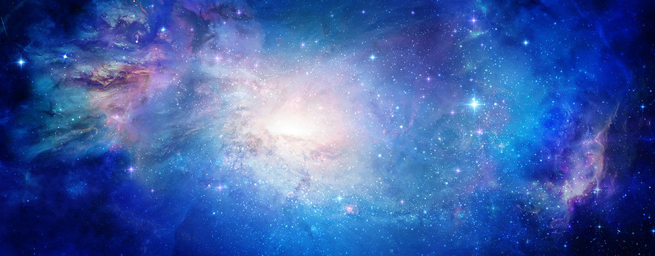 藍色星空背景