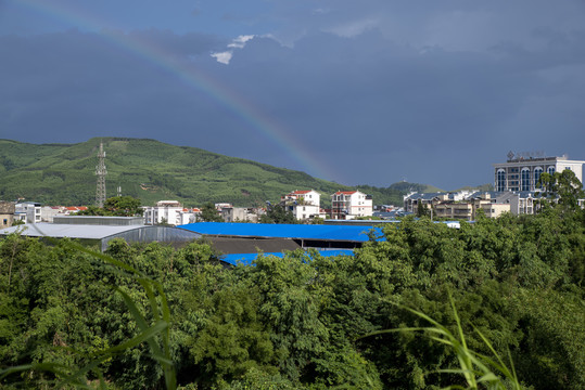 彩虹自然风景