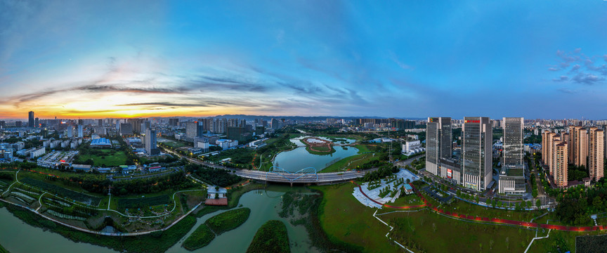 绿城南宁市明月湖风光