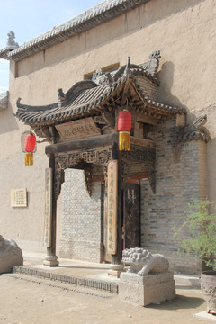 中国西部传统门楼