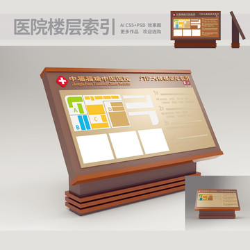 中醫(yī)院索引牌