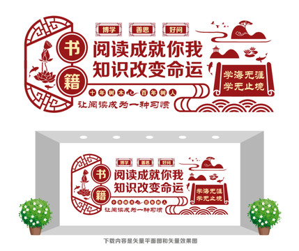 閱讀文化墻