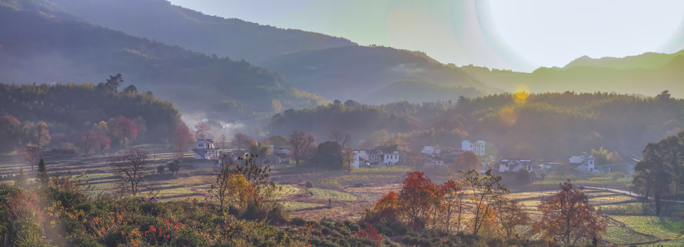 塔川红叶塔川黟县皖南