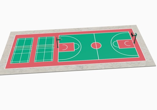 3D羽毛球場