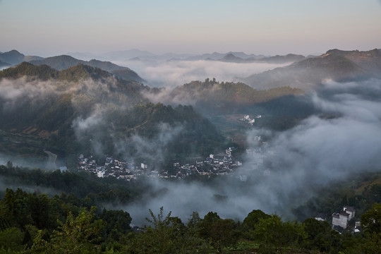 安徽省黄山市歙县石潭风光