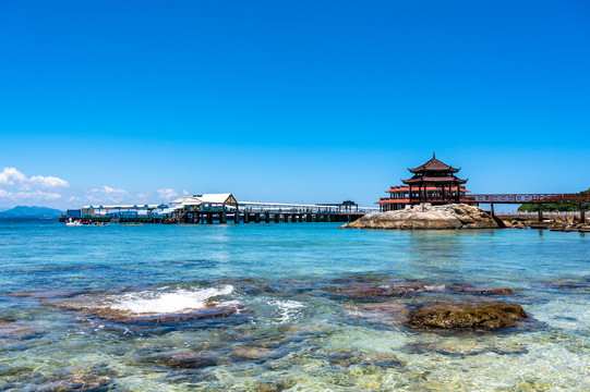 三亚蜈支洲岛风景