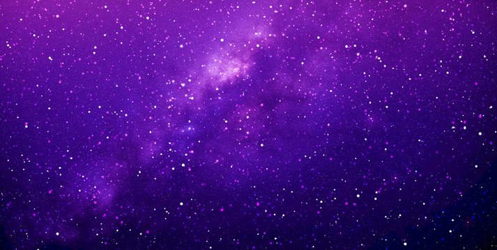 紫色唯美星空