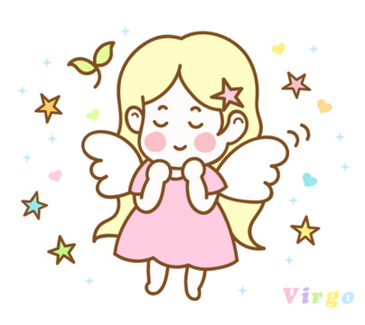 12星座可愛卡通處女座