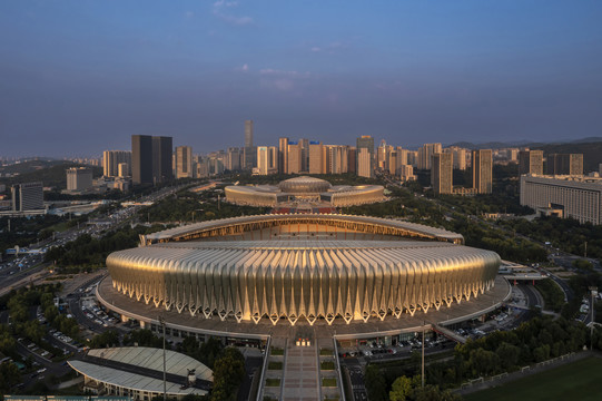 济南奥体中心全景图片下载