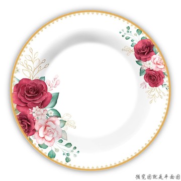 餐具花面