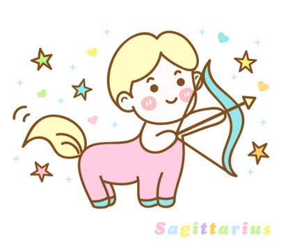 12星座可愛卡通射手座