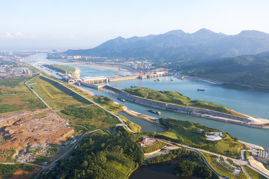 广西桂平大藤峡鱼洄游通道