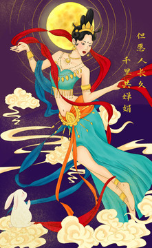 中秋禮盒包裝海報