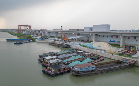 沪苏湖高铁建设