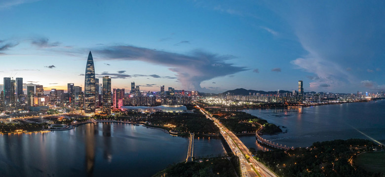 深圳湾后海夜景