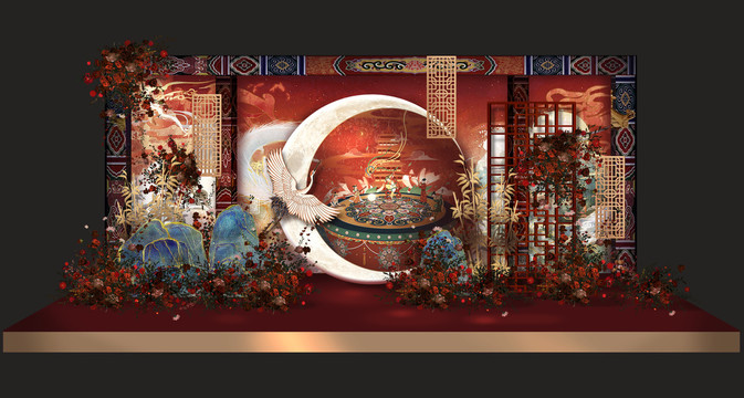 紅色新中式婚禮