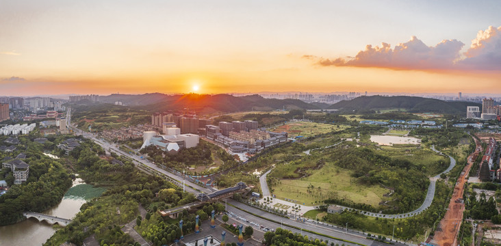 南宁城市公园五象湖五象塔