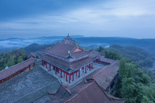 四川宜賓蜀南竹海龍吟寺