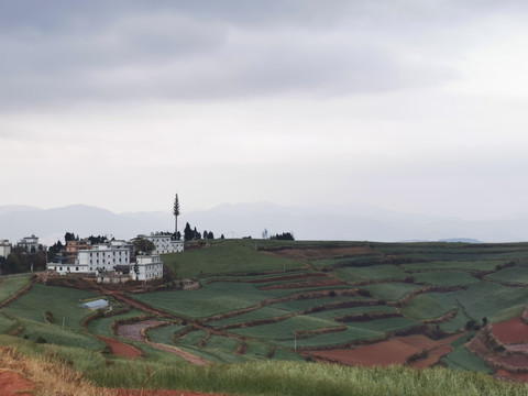 红土地梯田