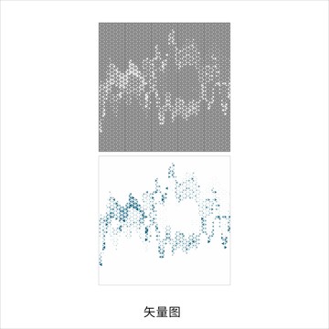三角鏤空?qǐng)D案