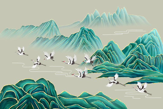 國風(fēng)山水