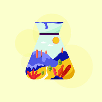 風(fēng)景插畫(huà)