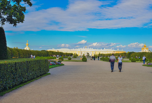 俄罗斯圣彼得堡夏宫上花园