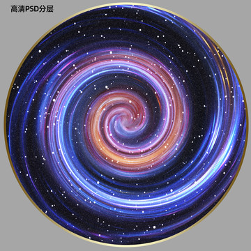 圆形星空吊顶天花