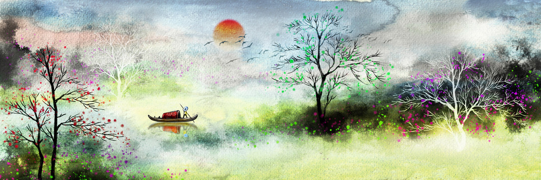 中國風(fēng)山水