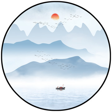 水墨山水