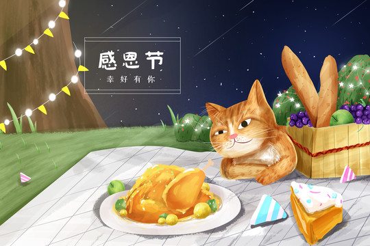 感恩節(jié)我的小橘