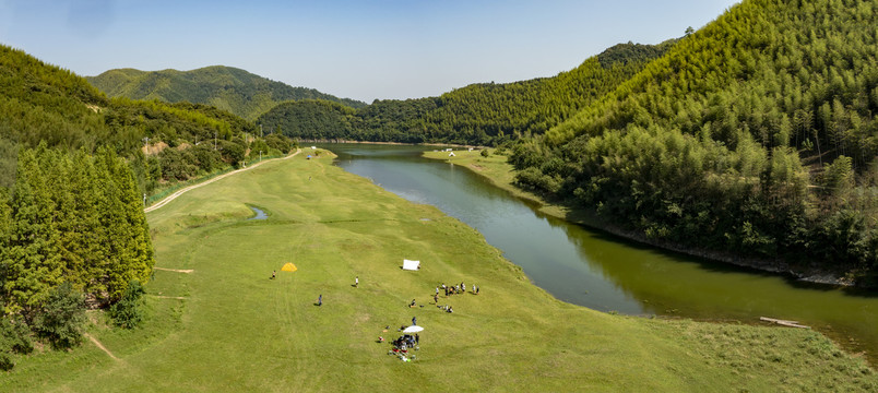 杭州安吉赋石水库小杭坑露营地