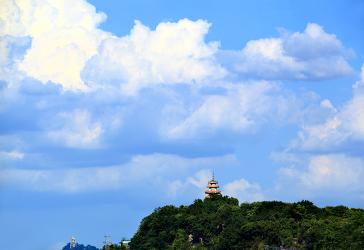 重庆鹅岭公园观景台