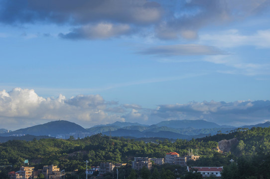 山村山峦风景