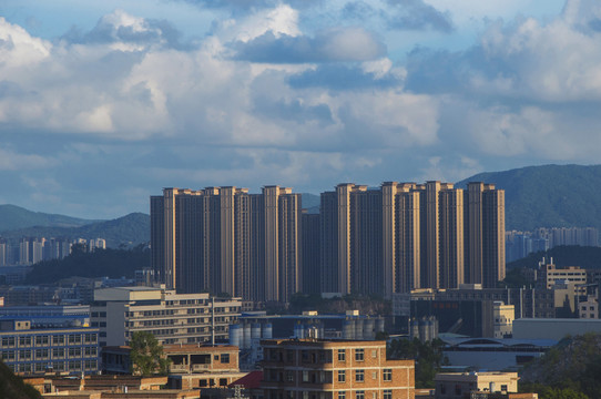 省新城镇风景