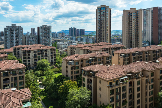 住宅小区高楼楼盘居民区洋房