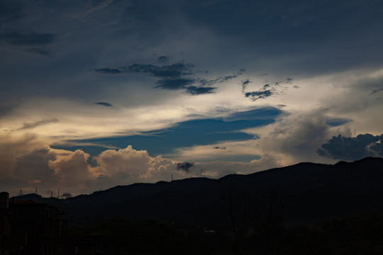 暴风雨来临场景